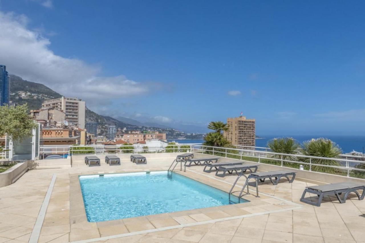 Over Monaco Apartment - 100M From Monaco - Roof Swimming Pool Beausoleil Bagian luar foto
